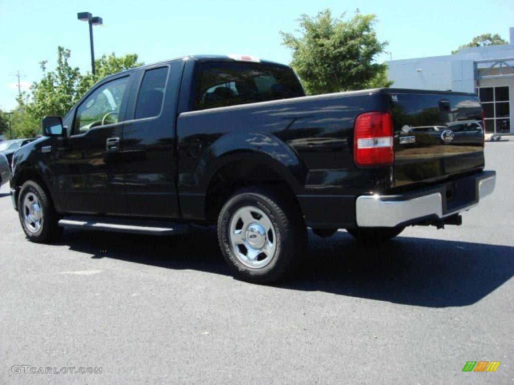 2006 F150 XLT SuperCab - Black / Tan photo #4