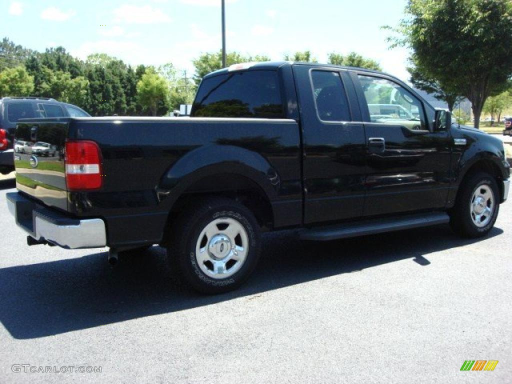 2006 F150 XLT SuperCab - Black / Tan photo #5