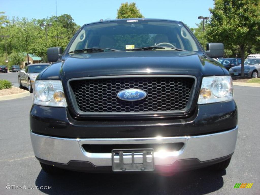 2006 F150 XLT SuperCab - Black / Tan photo #8