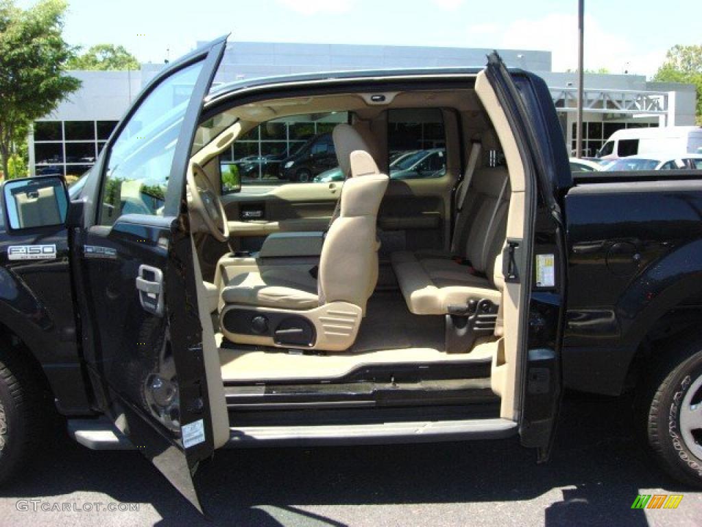 2006 F150 XLT SuperCab - Black / Tan photo #11