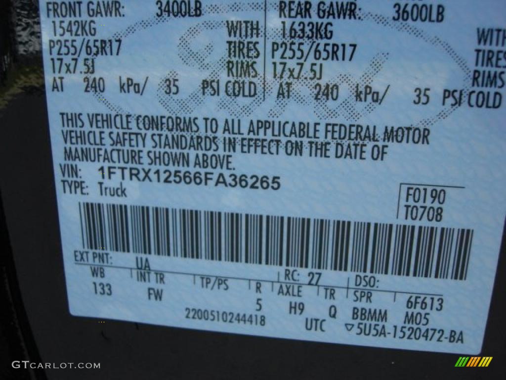 2006 F150 XLT SuperCab - Black / Tan photo #21