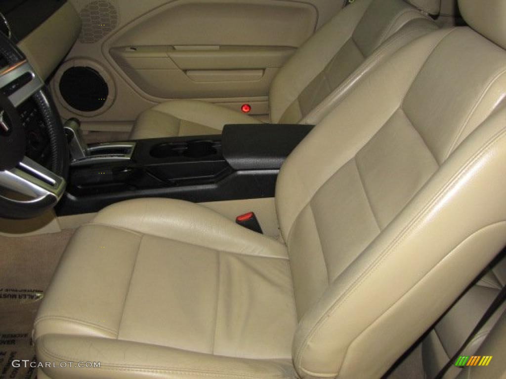 2007 Mustang V6 Premium Convertible - Tungsten Grey Metallic / Medium Parchment photo #12