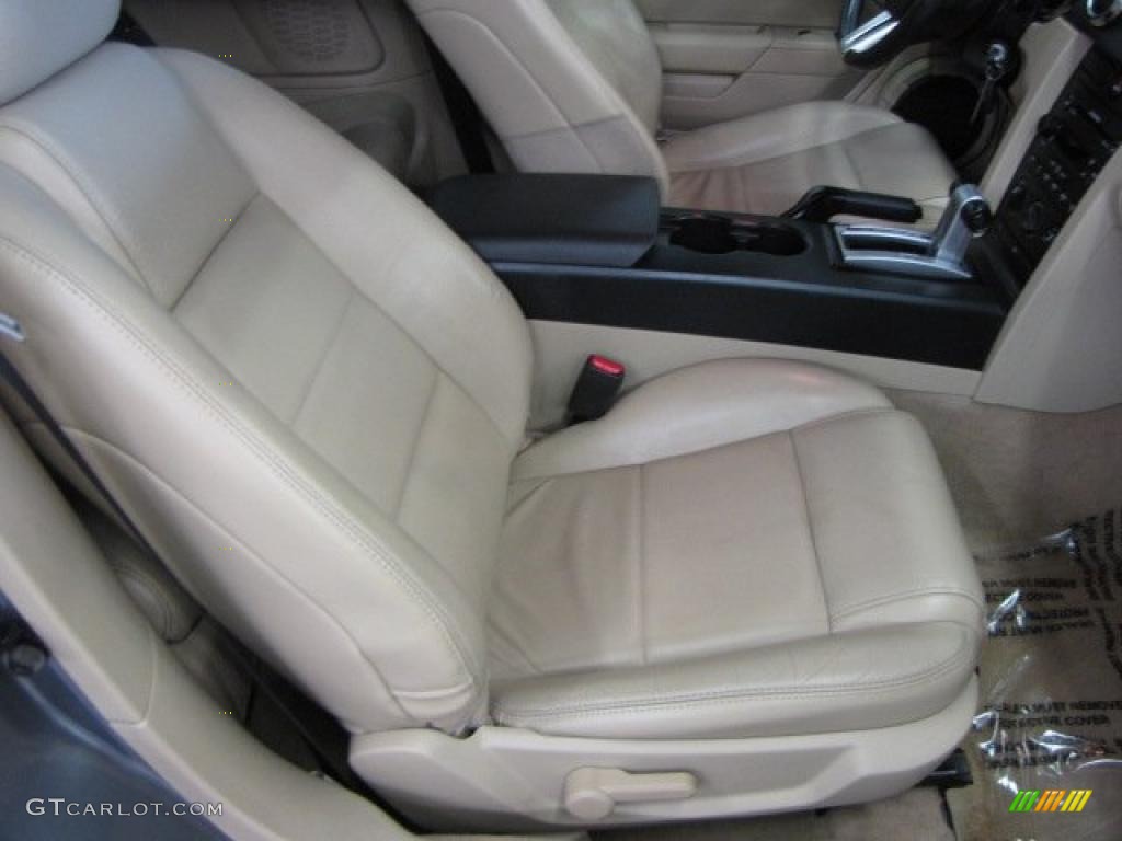 2007 Mustang V6 Premium Convertible - Tungsten Grey Metallic / Medium Parchment photo #14