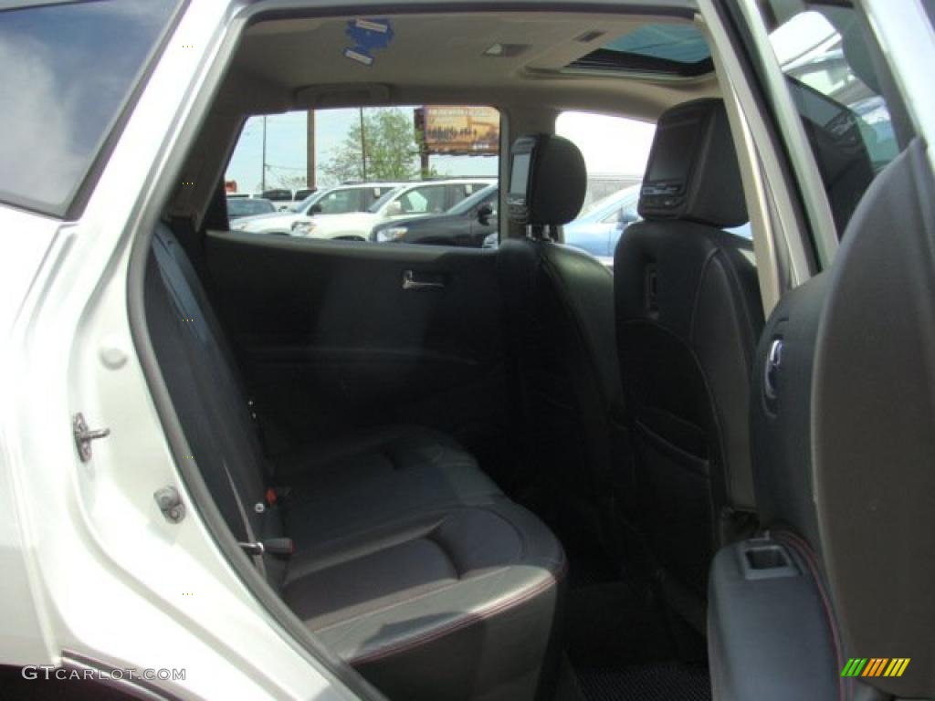 2008 Rogue SL AWD - Silver Ice Metallic / Black/Red photo #12