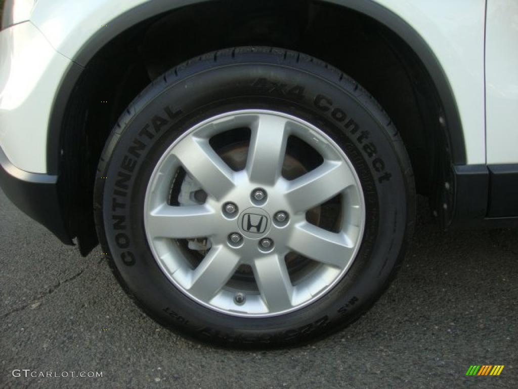 2009 CR-V EX 4WD - Taffeta White / Gray photo #3