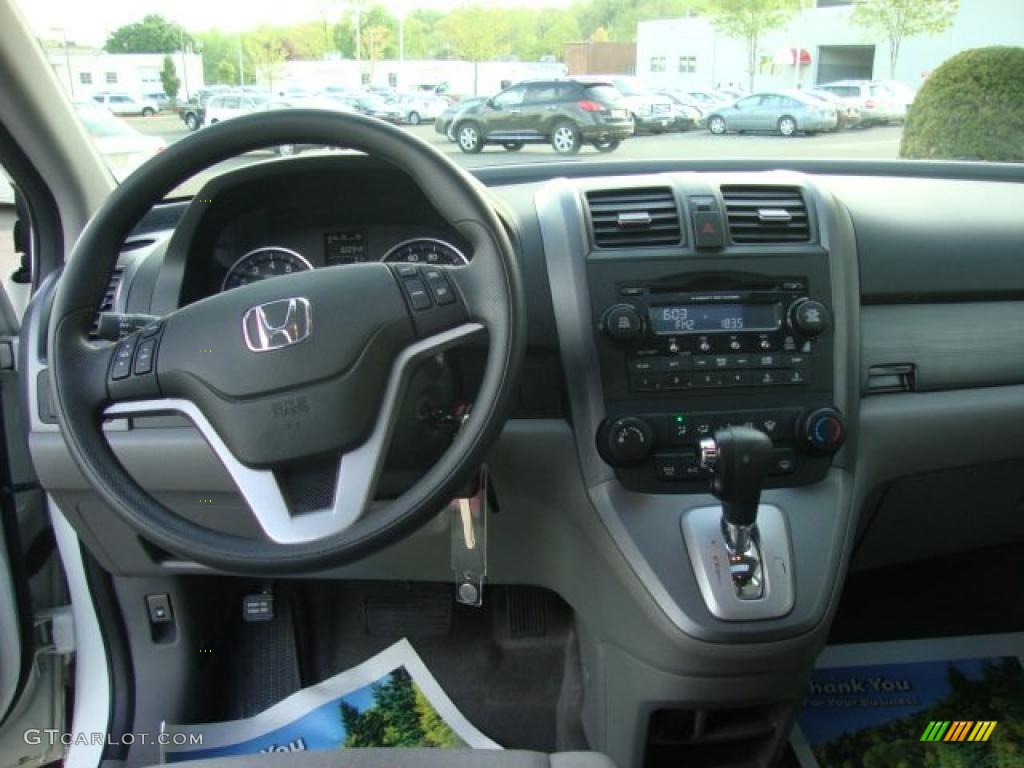 2009 CR-V EX 4WD - Taffeta White / Gray photo #17