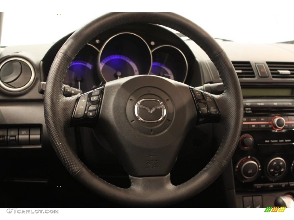 2008 MAZDA3 s Grand Touring Sedan - Copper Red Mica / Black photo #10
