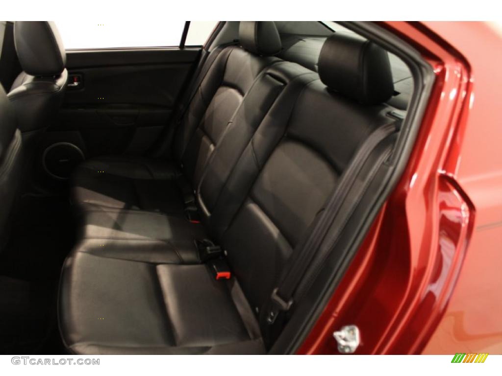 2008 MAZDA3 s Grand Touring Sedan - Copper Red Mica / Black photo #18