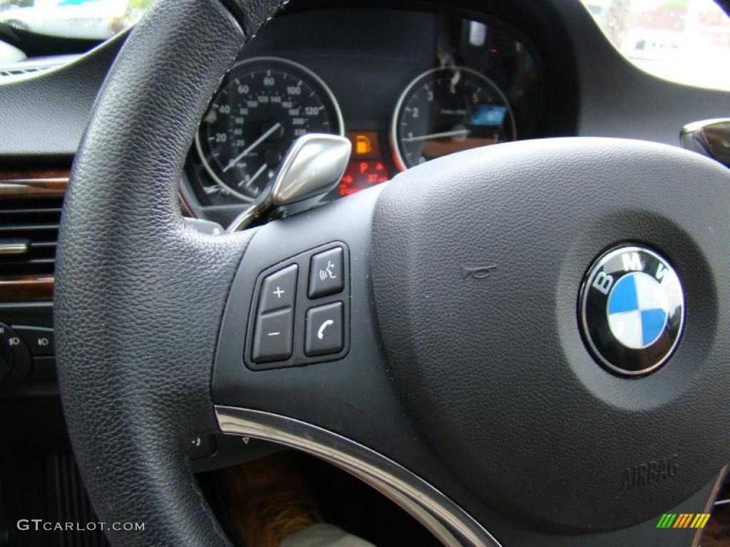 2008 3 Series 328i Coupe - Jet Black / Saddle Brown/Black photo #22