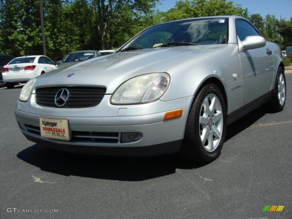 1998 SLK 230 Kompressor Roadster - Brilliant Silver Metallic / Charcoal photo #1