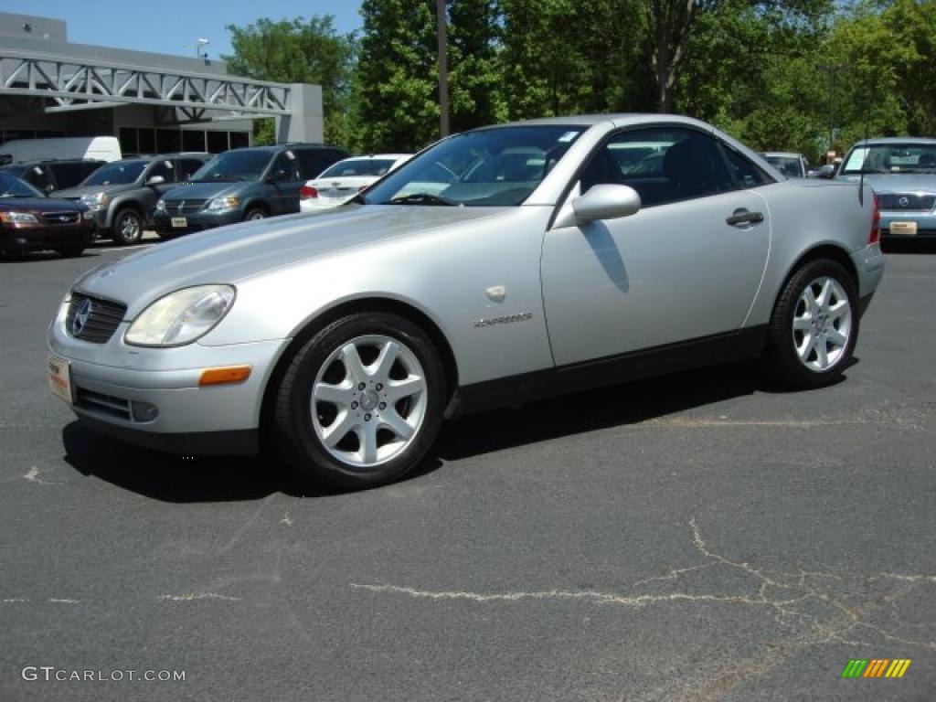 1998 SLK 230 Kompressor Roadster - Brilliant Silver Metallic / Charcoal photo #2