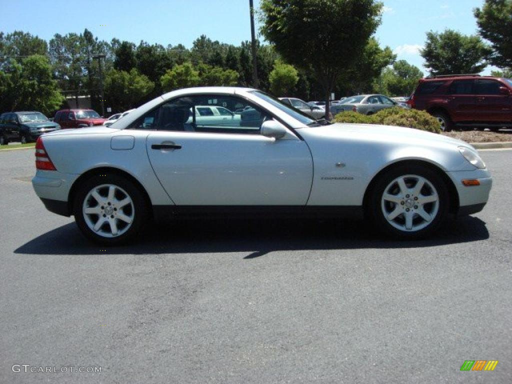 1998 SLK 230 Kompressor Roadster - Brilliant Silver Metallic / Charcoal photo #7