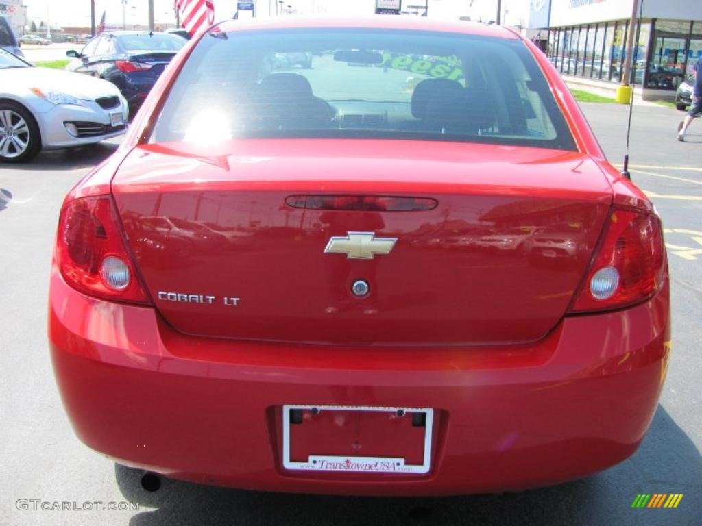 2010 Cobalt LT Sedan - Victory Red / Ebony photo #11
