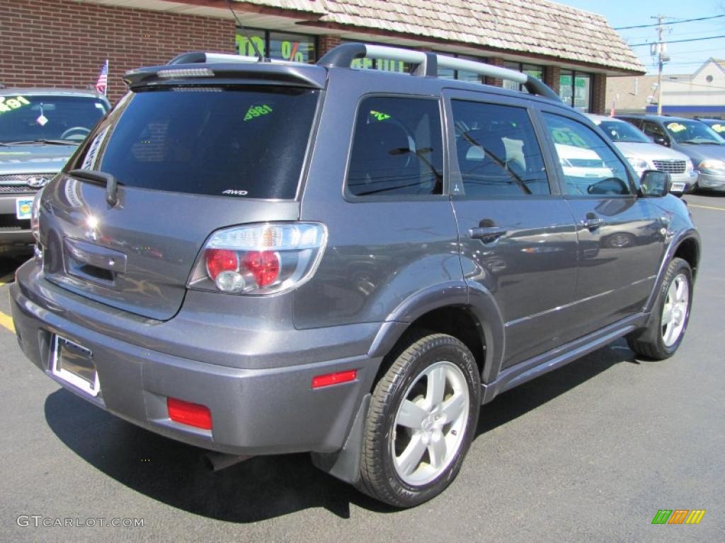 2006 Outlander Limited 4WD - Graphite Gray Pearl / Charcoal photo #2