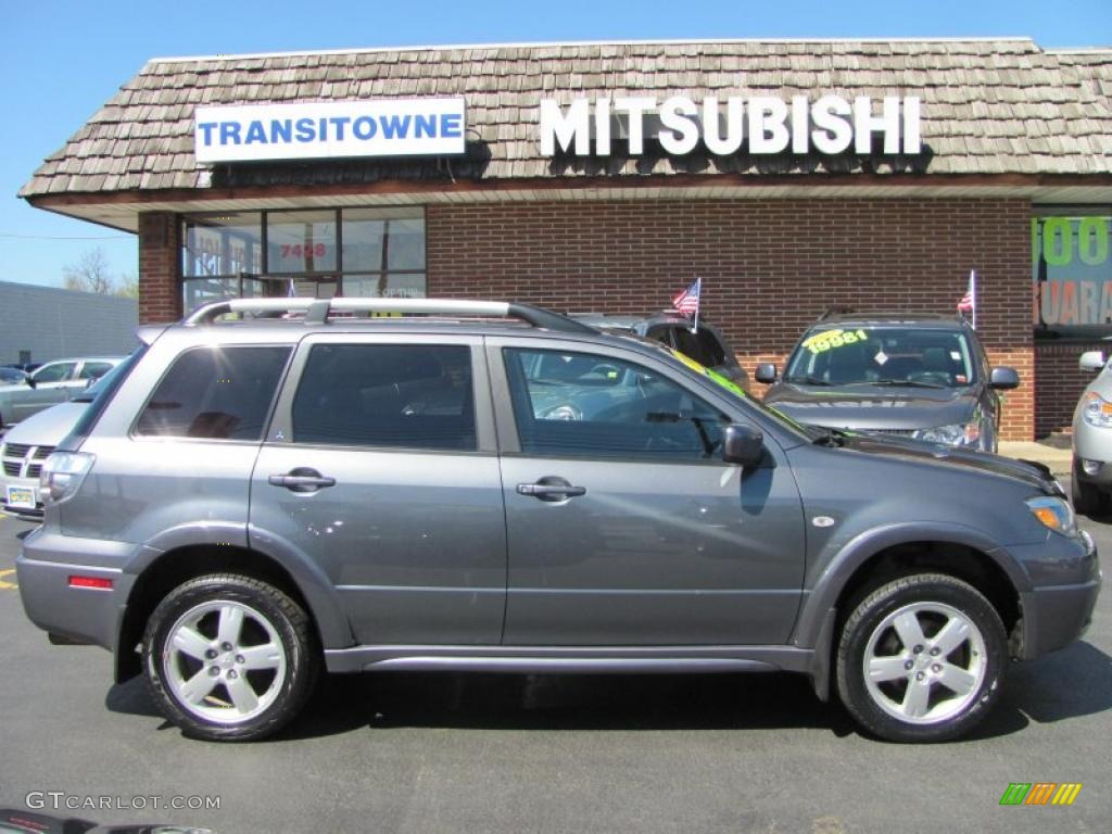 2006 Outlander Limited 4WD - Graphite Gray Pearl / Charcoal photo #5