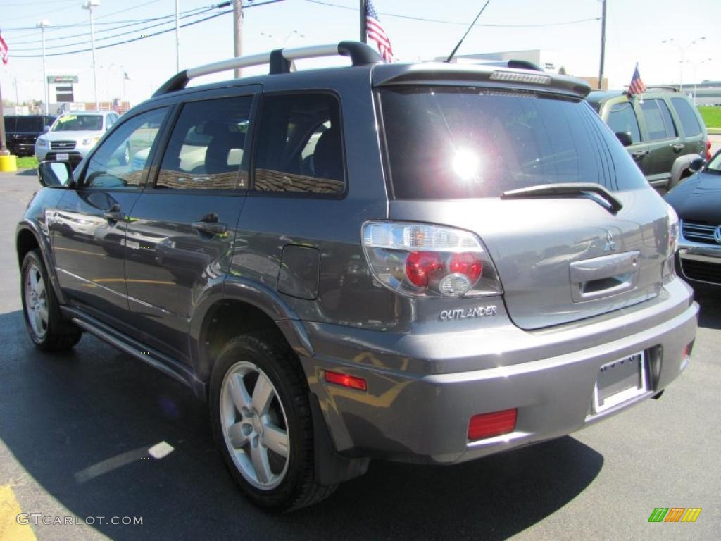 2006 Outlander Limited 4WD - Graphite Gray Pearl / Charcoal photo #17