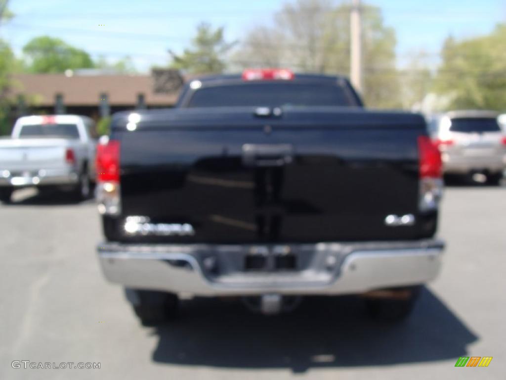 2008 Tundra Limited CrewMax 4x4 - Black / Graphite Gray photo #5