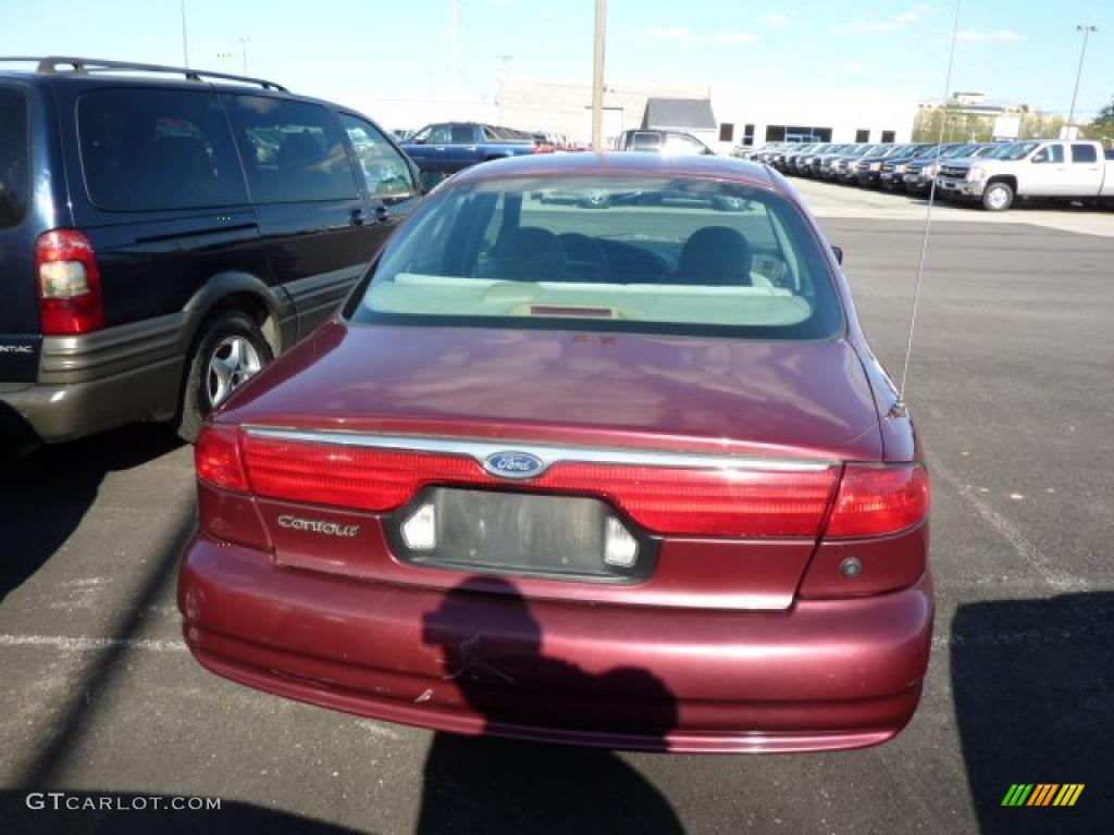 1999 Contour LX - Cabernet Red Metallic / Graystone photo #5