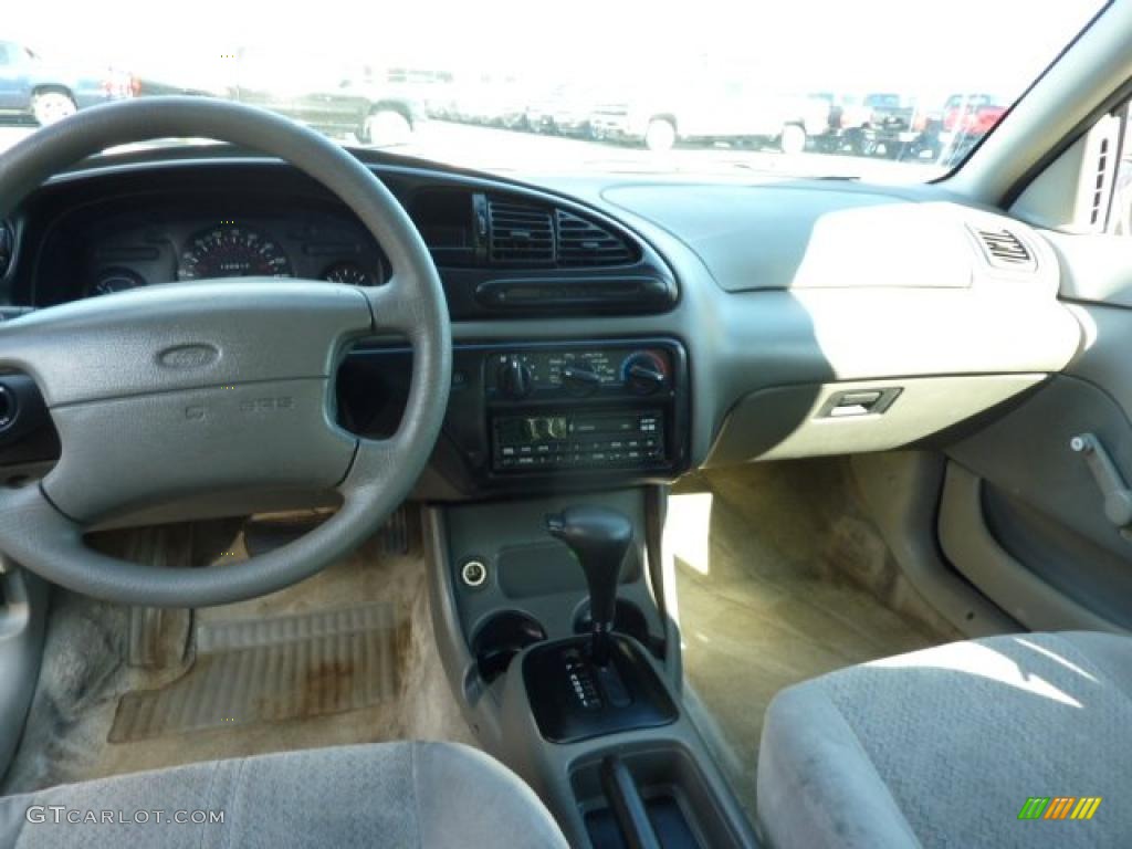 1999 Contour LX - Cabernet Red Metallic / Graystone photo #8