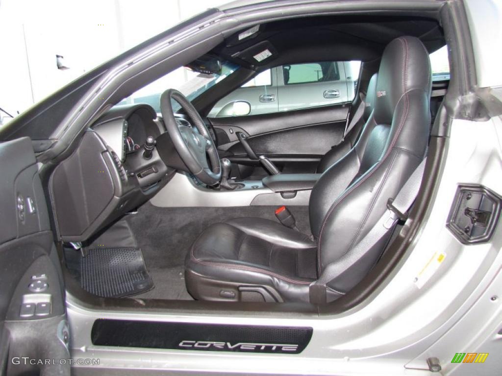 2007 Corvette Z06 - Machine Silver Metallic / Ebony photo #9