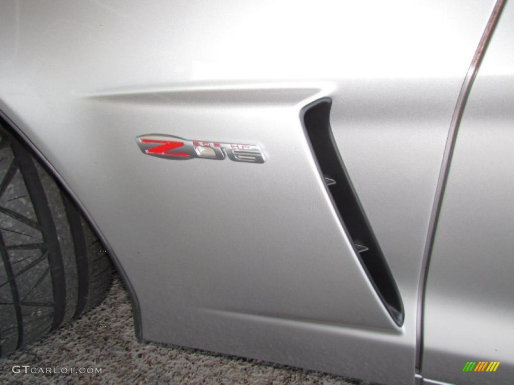 2007 Corvette Z06 - Machine Silver Metallic / Ebony photo #21