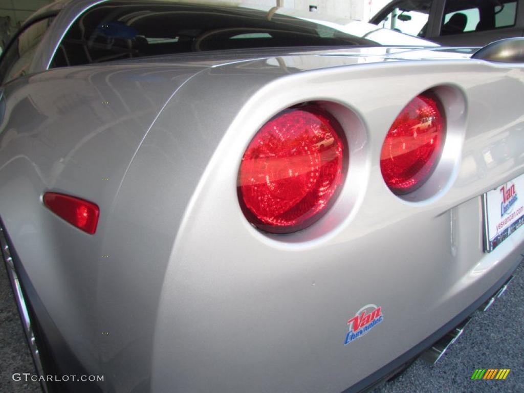 2007 Corvette Z06 - Machine Silver Metallic / Ebony photo #23