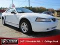 2000 Crystal White Ford Mustang V6 Coupe  photo #4