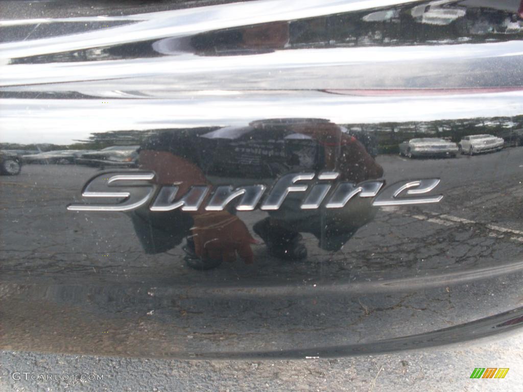 2004 Sunfire Coupe - Black / Graphite photo #8