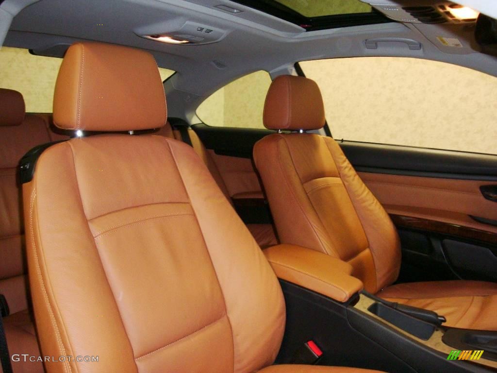 2007 3 Series 328xi Coupe - Crimson Red / Saddle Brown/Black photo #24
