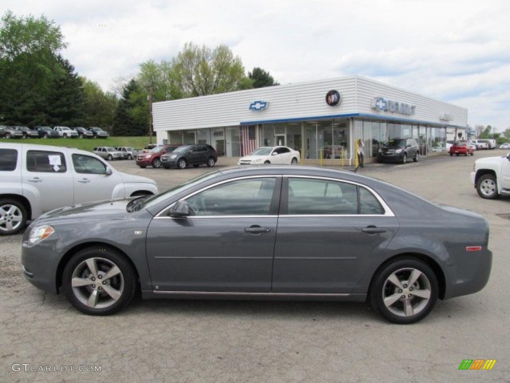 2008 Malibu LT Sedan - Dark Gray Metallic / Ebony photo #2