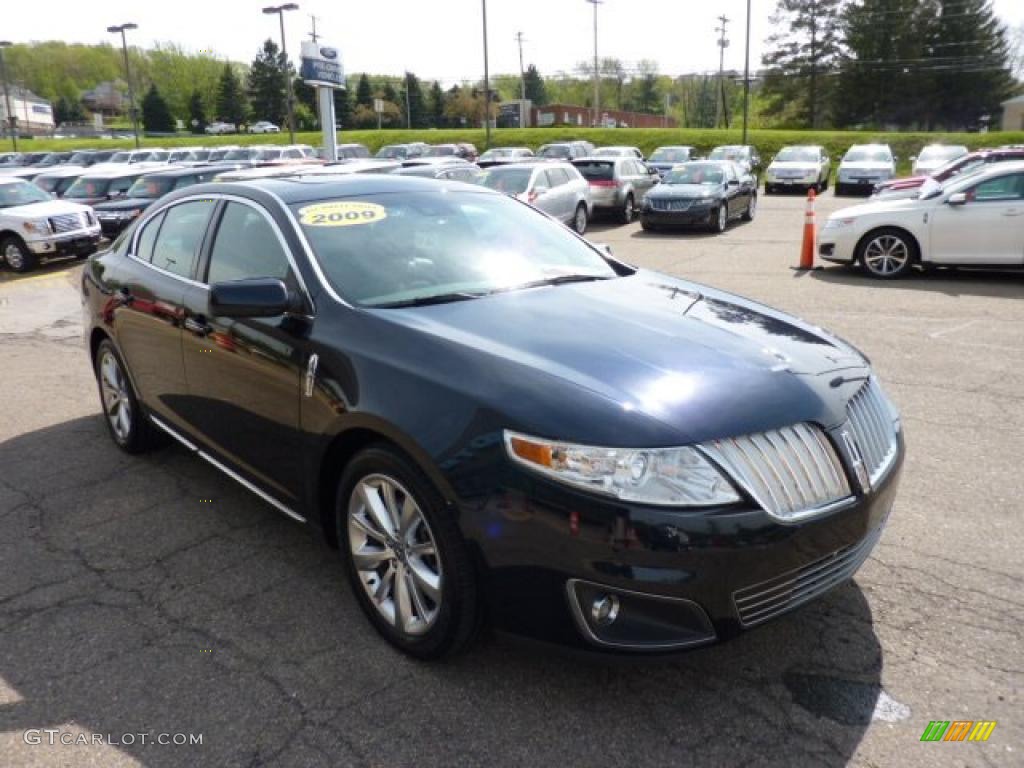 Dark Ink Blue Metallic 2009 Lincoln MKS AWD Sedan Exterior Photo #49037145