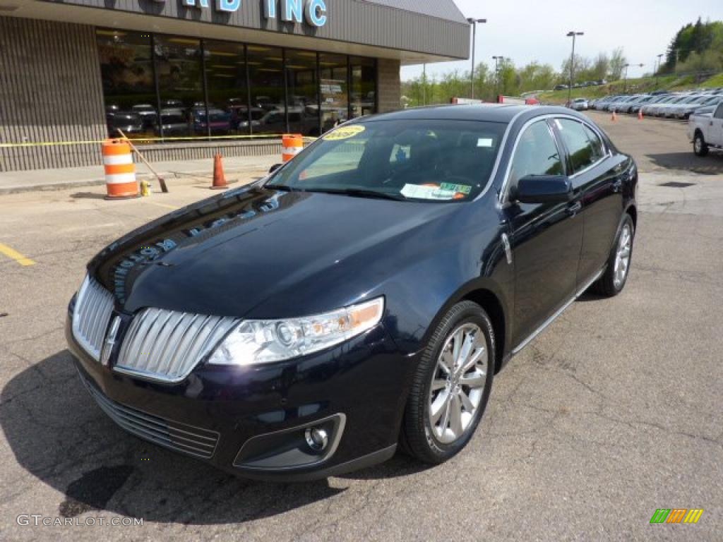 Dark Ink Blue Metallic 2009 Lincoln MKS AWD Sedan Exterior Photo #49037169