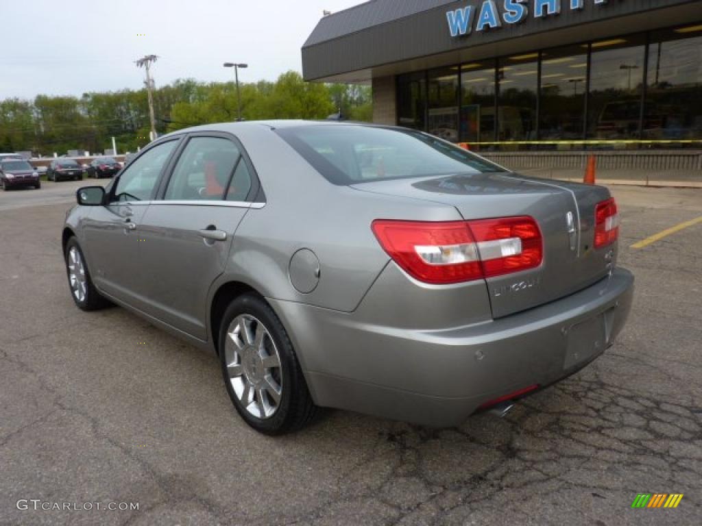 2008 MKZ AWD Sedan - Vapor Silver Metallic / Dark Charcoal photo #2