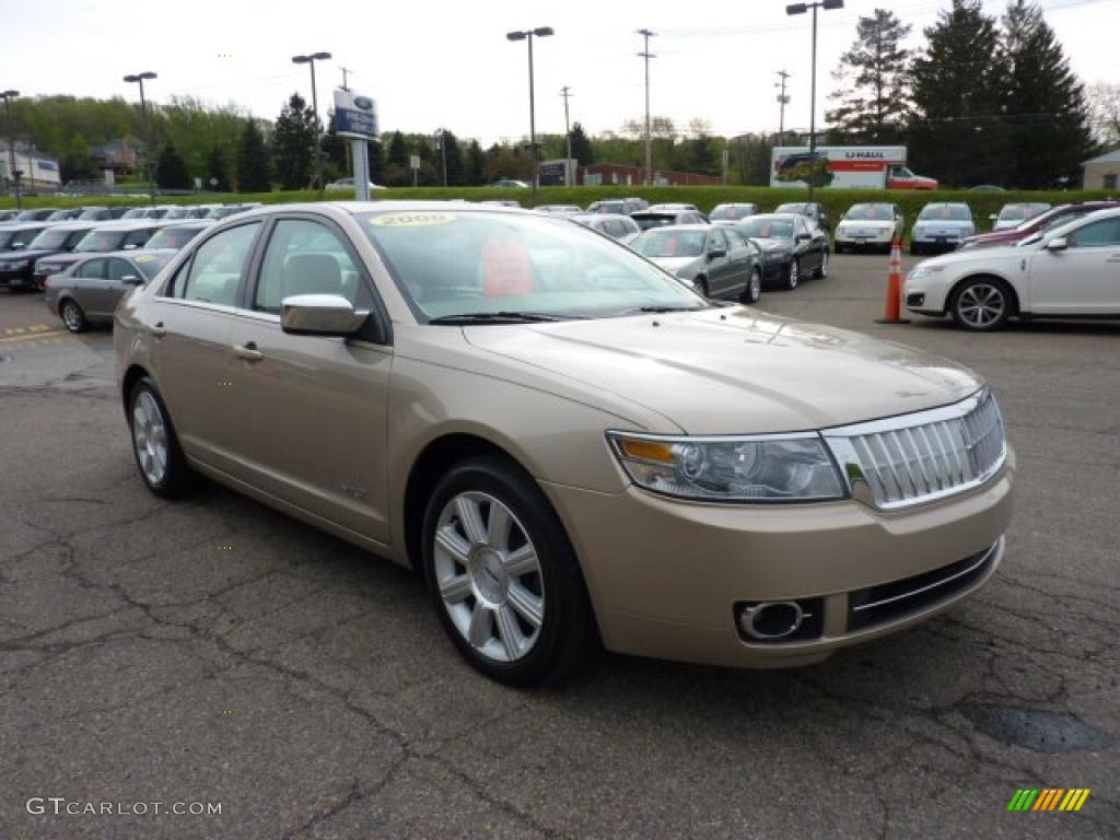 2008 MKZ Sedan - Dune Pearl Metallic / Sand photo #6