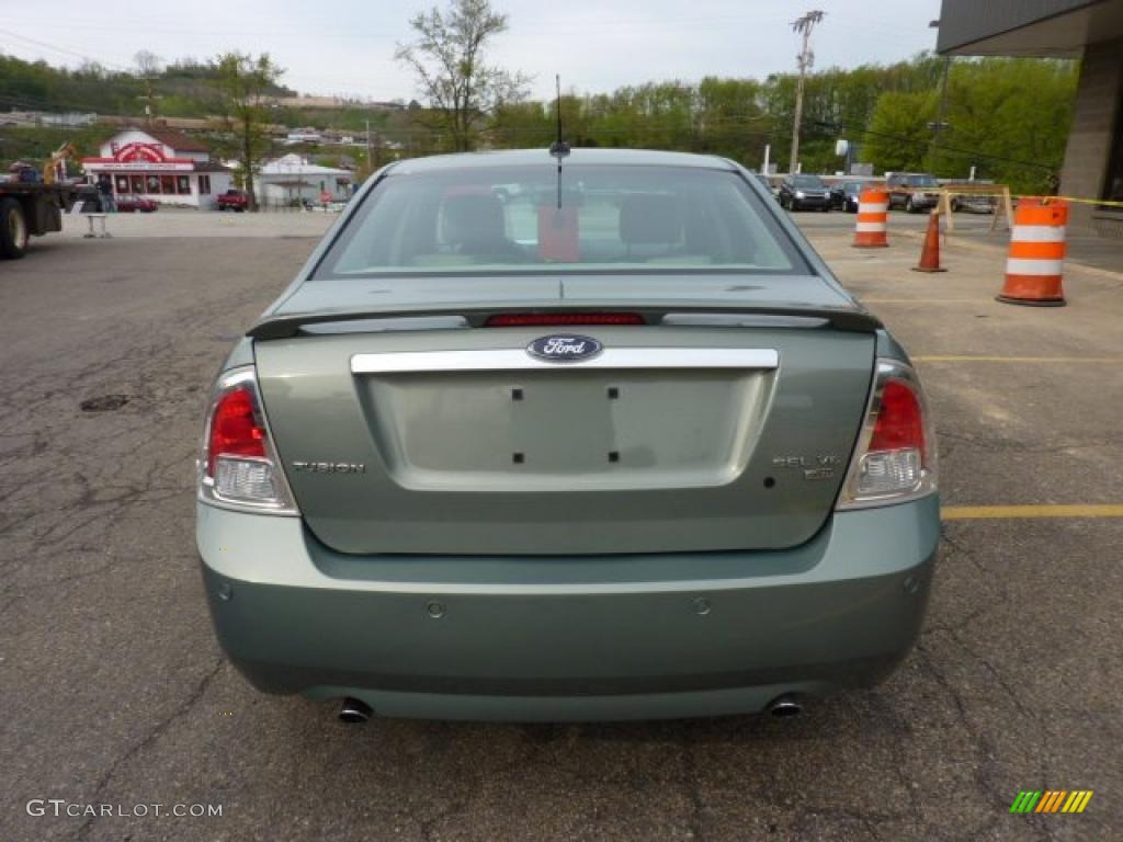 2008 Fusion SEL V6 AWD - Moss Green Metallic / Medium Light Stone photo #3