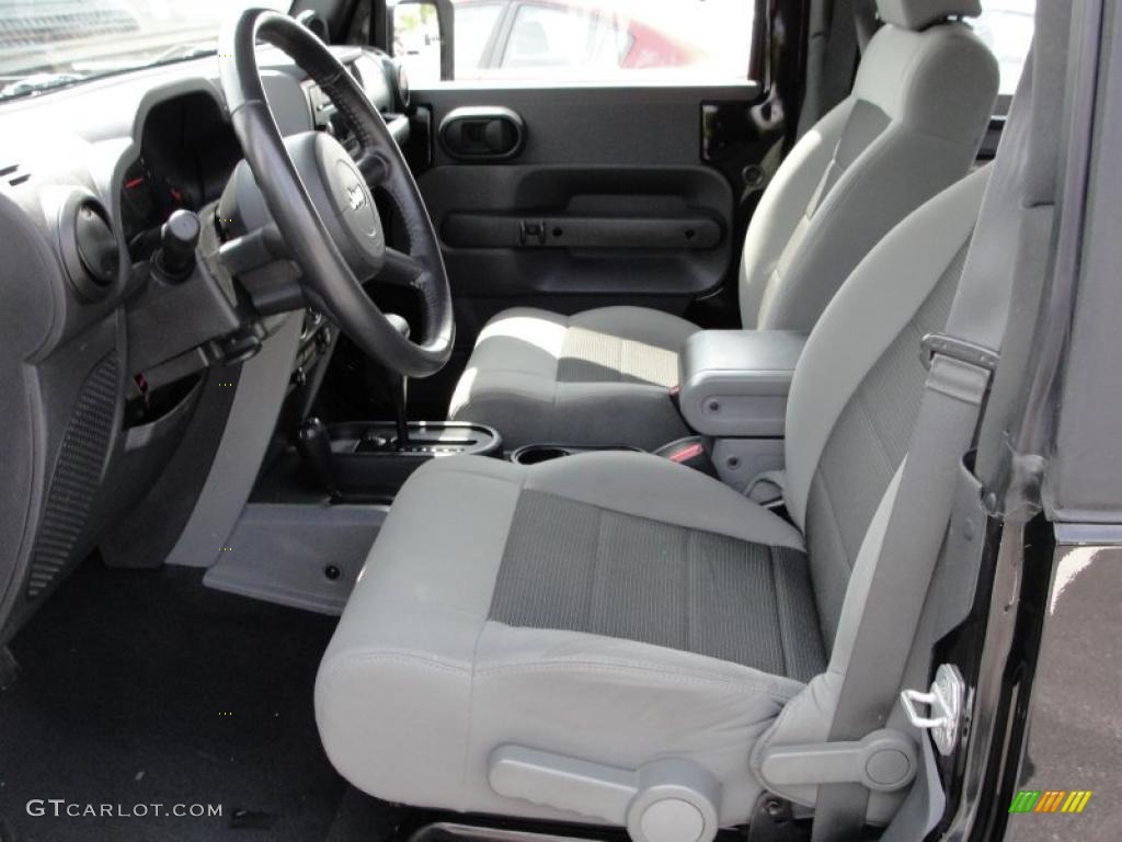 Dark Slate Gray/Medium Slate Gray Interior 2008 Jeep Wrangler X 4x4 Photo #49039548
