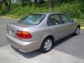 2000 Titanium Metallic Honda Civic EX Sedan  photo #6