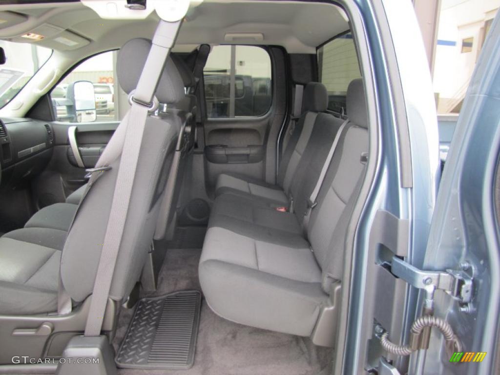 Ebony Interior 2010 Chevrolet Silverado 2500HD LT Extended Cab 4x4 Photo #49041438