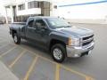 2010 Blue Granite Metallic Chevrolet Silverado 2500HD LT Extended Cab 4x4  photo #28