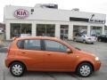 2005 Spicy Orange Metallic Chevrolet Aveo LT Hatchback  photo #2