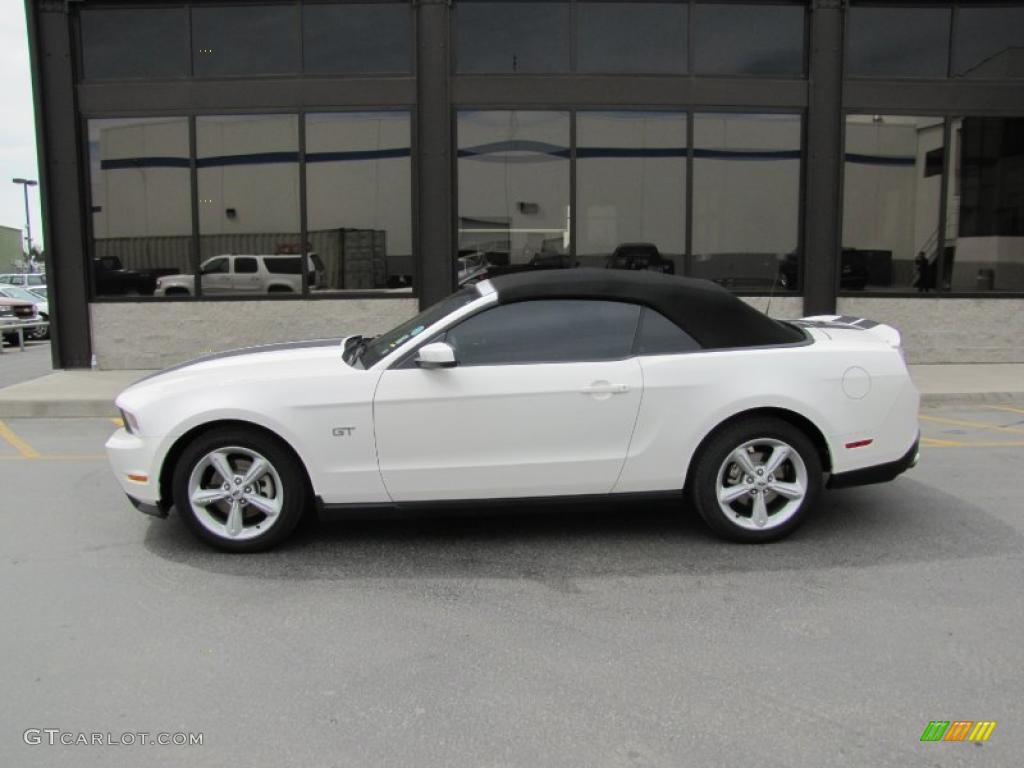 Performance White 2010 Ford Mustang GT Premium Convertible Exterior Photo #49041879