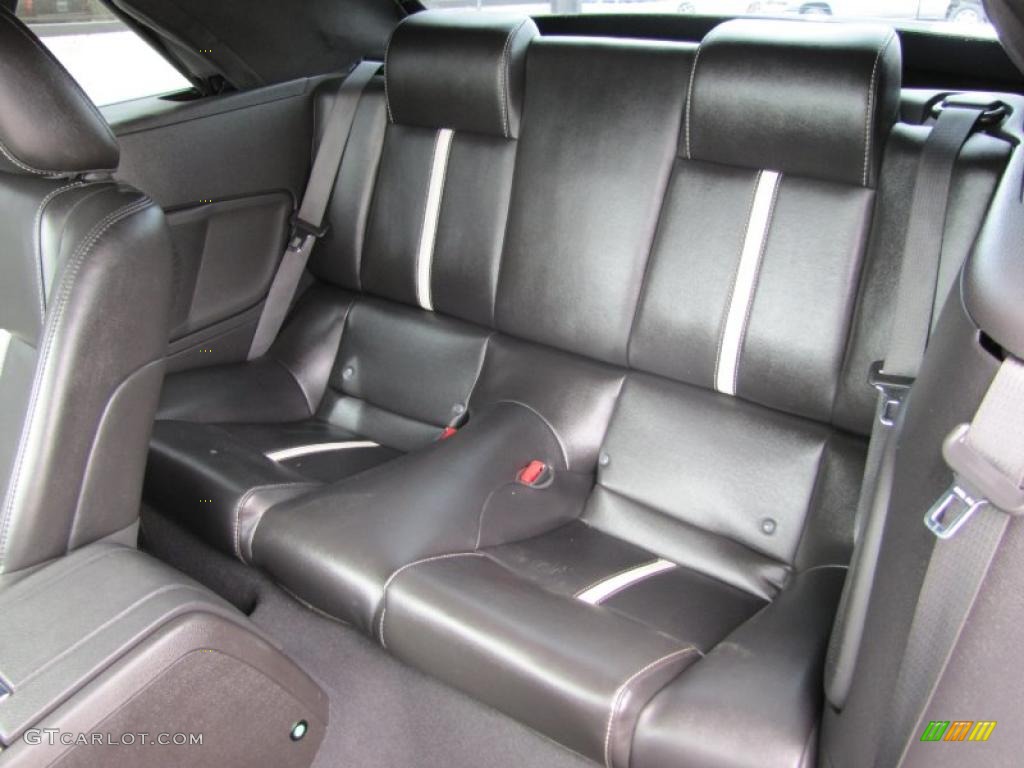 Charcoal Black/Silver Soho Interior 2010 Ford Mustang GT Premium Convertible Photo #49042071