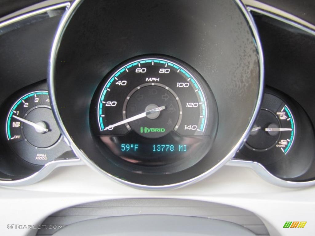 2008 Chevrolet Malibu Hybrid Sedan Gauges Photo #49042566
