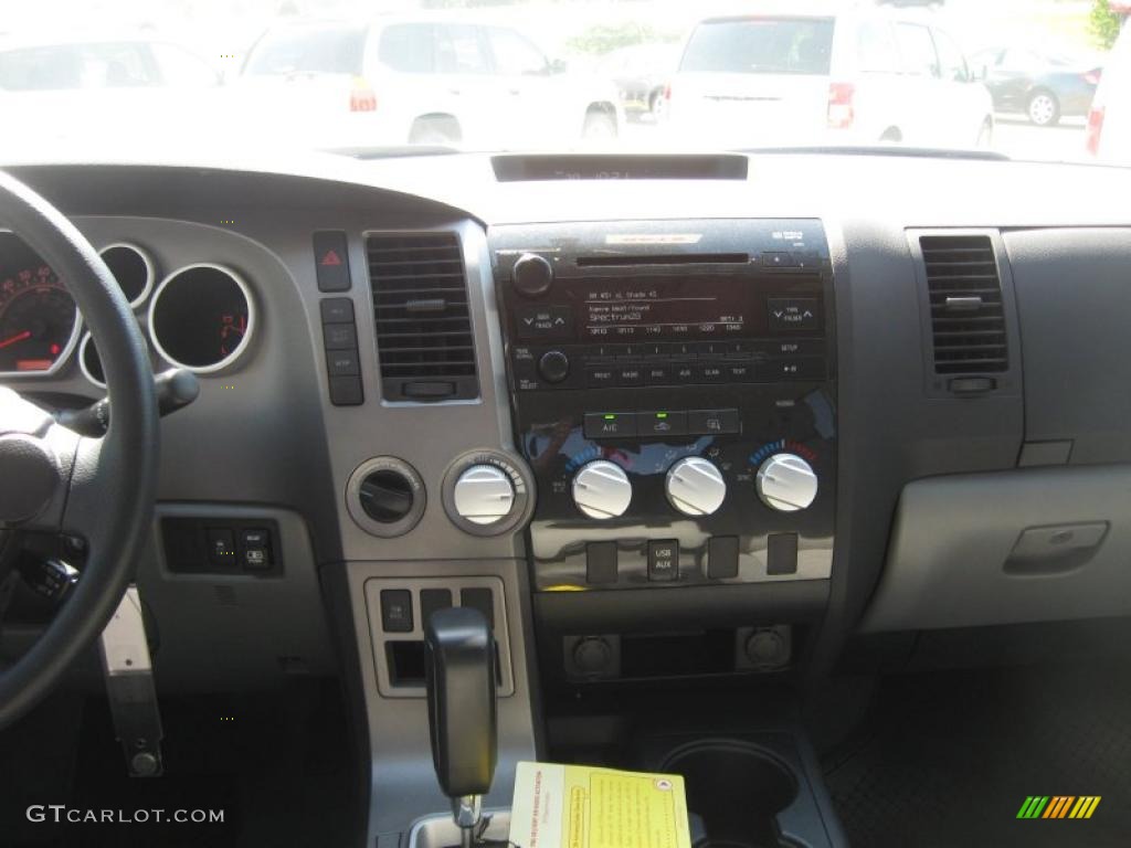 2011 Tundra SR5 Double Cab 4x4 - Super White / Graphite Gray photo #10