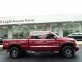 2006 Sport Red Metallic GMC Sierra 2500HD SLE Crew Cab 4x4  photo #3