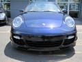 2008 Midnight Blue Metallic Porsche 911 Turbo Cabriolet  photo #2