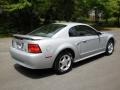 2002 Satin Silver Metallic Ford Mustang V6 Coupe  photo #1