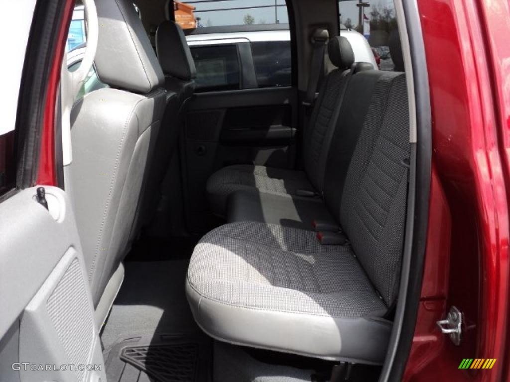 2008 Ram 1500 SXT Quad Cab 4x4 - Inferno Red Crystal Pearl / Medium Slate Gray photo #6