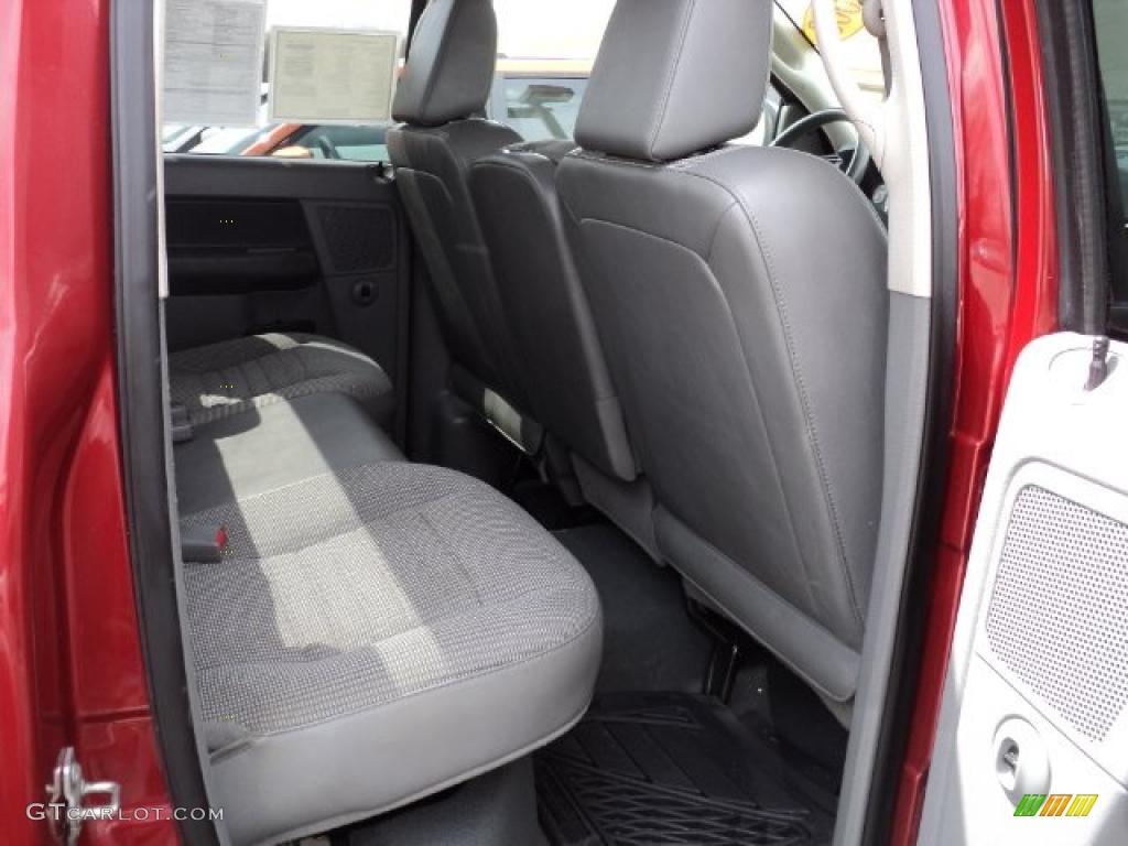 2008 Ram 1500 SXT Quad Cab 4x4 - Inferno Red Crystal Pearl / Medium Slate Gray photo #8