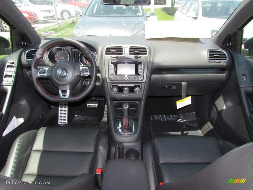 2011 Volkswagen GTI 4 Door Autobahn Edition Titan Black Dashboard Photo #49045881